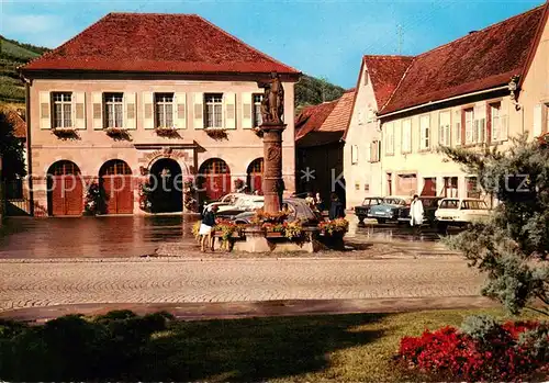 AK / Ansichtskarte Andlau Hotel de Ville Fontaine Andlau