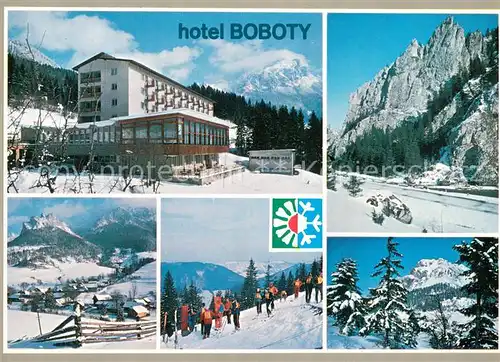 AK / Ansichtskarte Terchova Berghotel Boboty Wintersport Kleine Tatra Terchova