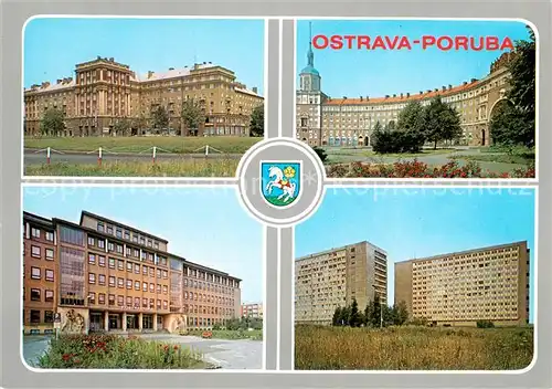 AK / Ansichtskarte Poruba Teilansichten Wohnsiedlung Plattenbauten Poruba