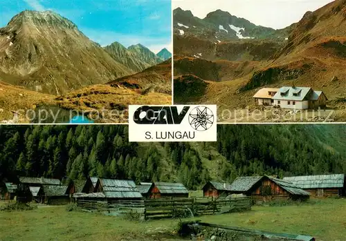 AK / Ansichtskarte Schladming_Obersteiermark Gebirgspanorama Hochgolling Gollingscharte Kasereck Landawirseehuette gegen Scharnock im Goerlachwinkel Almhuettendorf Schladminger Tauern Schladming_Obersteiermark