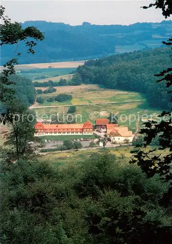 AK / Ansichtskarte Hofbieber Hotel Restaurant Fohlenweide Landschaftspanorama Hofbieber