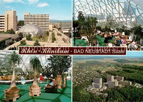 AK / Ansichtskarte Bad_Neustadt Rhoen Klinikum im Naturpark Bayerische Rhoen Fliegeraufnahme Bad_Neustadt