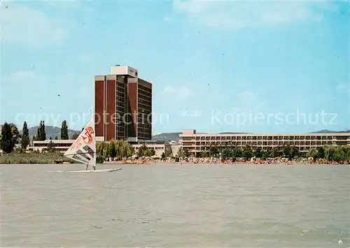 AK / Ansichtskarte Balatonfuered Marina Szallo Hotel am Plattensee Balatonfuered