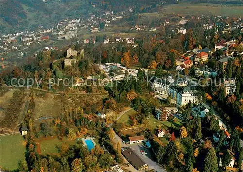 AK / Ansichtskarte Badenweiler Thermalkurort im Schwarzwald Fliegeraufnahme Badenweiler