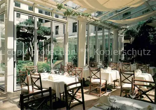 AK / Ansichtskarte Wilmersdorf_Berlin Restaurant "Der Wintergarten" Blick in den japanischen Garten Hotel Brandenburger Hof Wilmersdorf Berlin