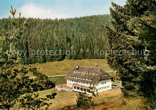 AK / Ansichtskarte Grafenhausen_Schwarzwald VdH Erholungsheim Haus Heimkehrerdank Schuechtmuehle Grafenhausen Schwarzwald