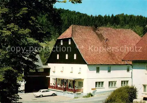 AK / Ansichtskarte Langdorf_Regen Gasthof Pension zur Post Langdorf Regen