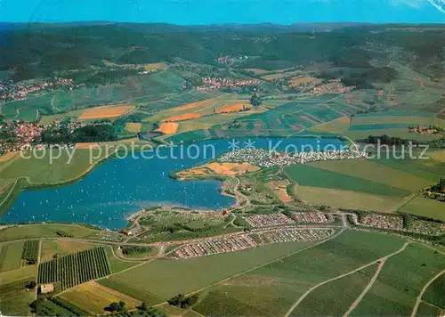 AK / Ansichtskarte Loewenstein Breitenauer See am Fusse der Loewensteiner Berge Fliegeraufnahme Loewenstein