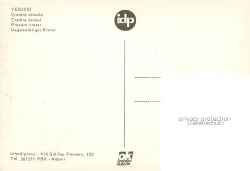 AK / Ansichtskarte Vesuvio_Vulkan_Vulcano_Volcano Cratere attuale Fliegeraufnahme 