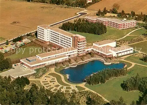 AK / Ansichtskarte Moelln_Lauenburg BfA Klinik Hellbachtal Fliegeraufnahme Moelln_Lauenburg