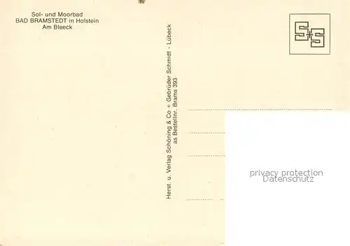 AK / Ansichtskarte Bad_Bramstedt Am Bleeck Bad_Bramstedt