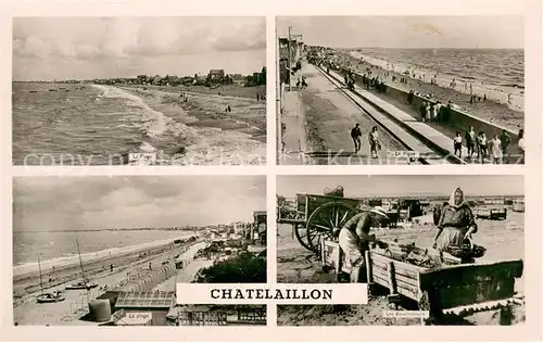 AK / Ansichtskarte Chatelaillon Plage Vues d ensemble sur la plage Chatelaillon Plage