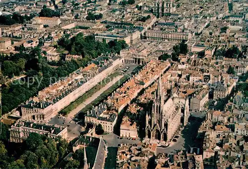 AK / Ansichtskarte Nancy_54 Eglise Sainte Epvre Place de la Carriere et Place Stanislas vue aerienne 