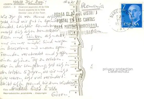 AK / Ansichtskarte Cunit Diversos aspectos de la ciudad Cunit