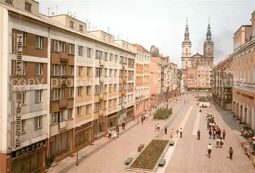 AK / Ansichtskarte Legnica Marktplatz Innenstadt Kirche Legnica