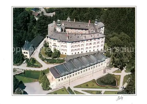 AK / Ansichtskarte Innsbruck Schloss Ambras Fliegeraufnahme Innsbruck