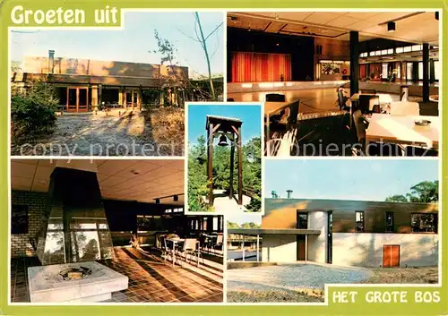 AK / Ansichtskarte Doorn_Niederlande Recreatiecentrum Het Grote Bos Restaurant Glocke Doorn_Niederlande