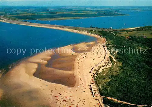 AK / Ansichtskarte Vrouwenpolder Noordzeestrand en Veerse Meer luchtopname Vrouwenpolder