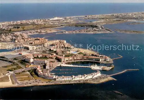 AK / Ansichtskarte Port_Barcares La Coudalere et ses residences havre de detente et de loisirs vue aerienne Port Barcares