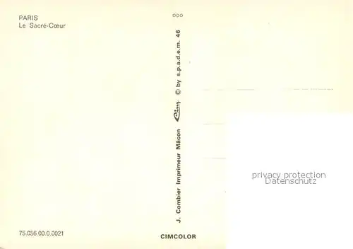 AK / Ansichtskarte Paris_75 Le Sacre Coeur vue aerienne 