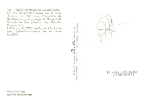 AK / Ansichtskarte Villeneuve les Avignon Fort Saint Andre Mont Andaon vue aerienne Villeneuve les Avignon