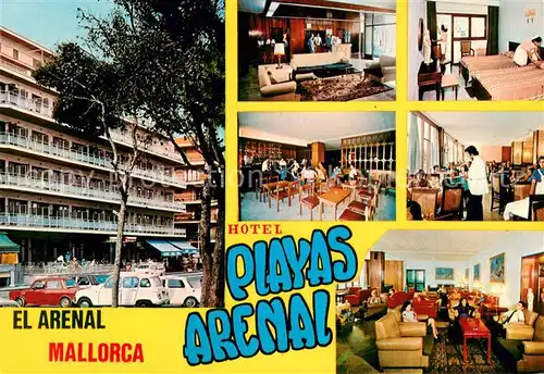 AK / Ansichtskarte El_Arenal_Mallorca Hotel Playas Arenal Restaurant Fremdenzimmer El_Arenal_Mallorca