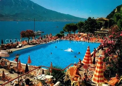 AK / Ansichtskarte Limone_sul_Garda Hotel Ideal Pool Limone_sul_Garda
