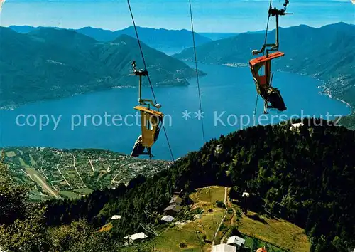 AK / Ansichtskarte Cardada Seggiovia Cardada Cimetta Fliegeraufnahme Cardada