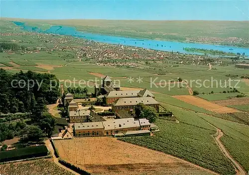 AK / Ansichtskarte Geisenheim Schloss Johannisberg im Rheingau Fliegeraufnahme Geisenheim