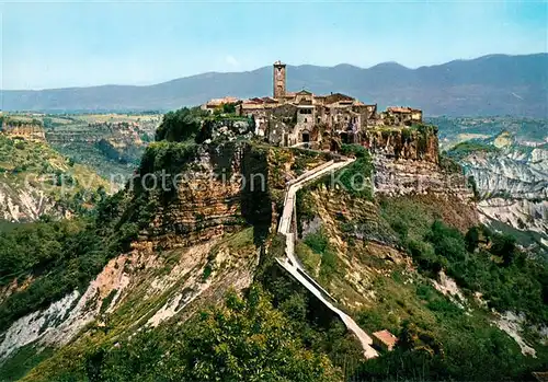 AK / Ansichtskarte Bagnoregio Civita di Bagnoregio Patria di San Bonaventura Fliegeraufnahme Bagnoregio