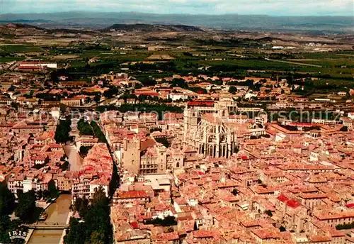 AK / Ansichtskarte Narbonne_Aude Capitale de la Gaule Narbonnaise Vue aerienne Narbonne Aude