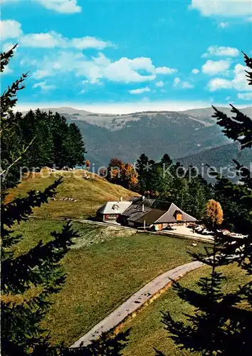 AK / Ansichtskarte Muenstertal_Schwarzwald Almgaststaette Kaelbelescheuer Muenstertal_Schwarzwald