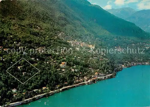 AK / Ansichtskarte Ronco_sopra_Ascona Das Andragogium schweizerisches Ferienheim am Lago Maggiore Fliegeraufnahme Ronco_sopra_Ascona