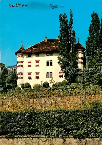 AK / Ansichtskarte Kaltern_Weinstrasse_Tirol Edelsitz Ringberg Weinmuseum und Burgenschau Suedtirols Kaltern_Weinstrasse_Tirol