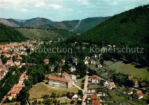 AK / Ansichtskarte Bad_Lauterberg Fliegeraufnahme mit Kneipp Kurklinik Bad_Lauterberg