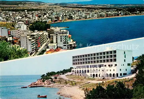 AK / Ansichtskarte Loutraki_Greece Fliegeraufnahme Hotel Pappas 