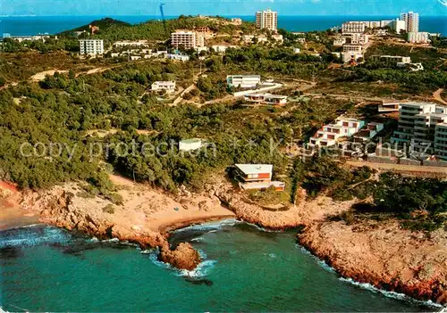 AK / Ansichtskarte Salou Detalle de la Costa Fliegeraufnahme Salou