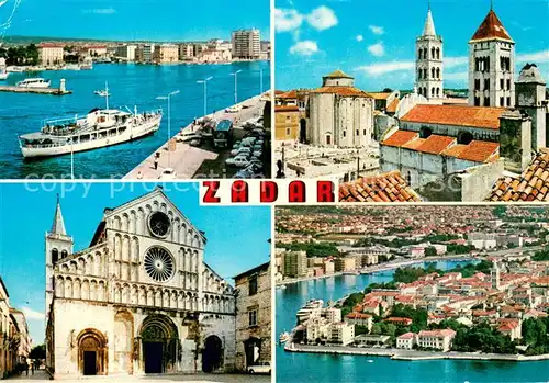 AK / Ansichtskarte Zadar_Zadra_Zara Teilansichten Fliegeraufnahme Zadar_Zadra_Zara