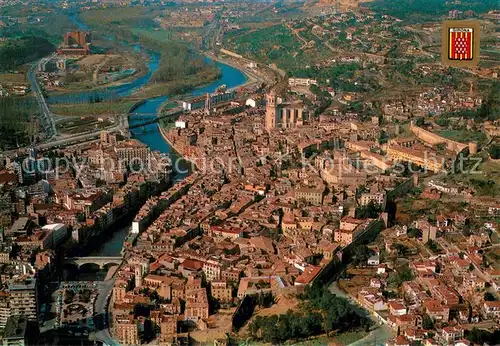 AK / Ansichtskarte Girona Vista aerea Girona