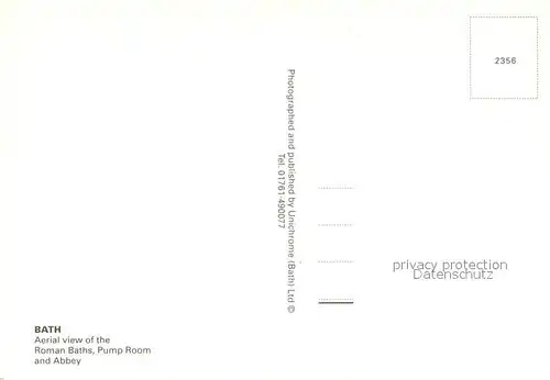 AK / Ansichtskarte Bath Aerial view of the Roman Baths Pump Room and Abbey aerial view Bath