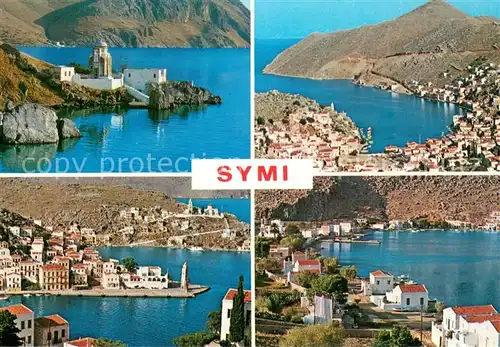 AK / Ansichtskarte Symi Teilansichten Kuestenort Insel in der aegaeis Symi