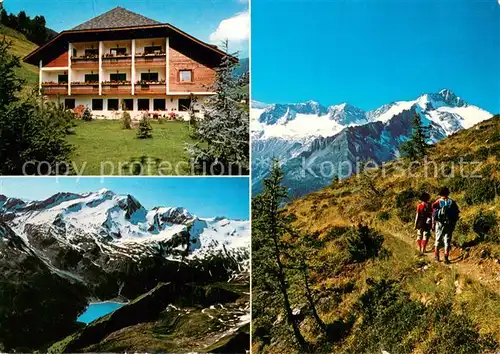 AK / Ansichtskarte St_Johann_Ahrntal Hotel Restaurant Bar Ahrntalerhof Bergsee Bergwandern Gebirgspanorama St_Johann_Ahrntal