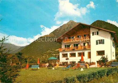AK / Ansichtskarte Dorf_Tirol Pension Restaurant Haselried Dorf_Tirol