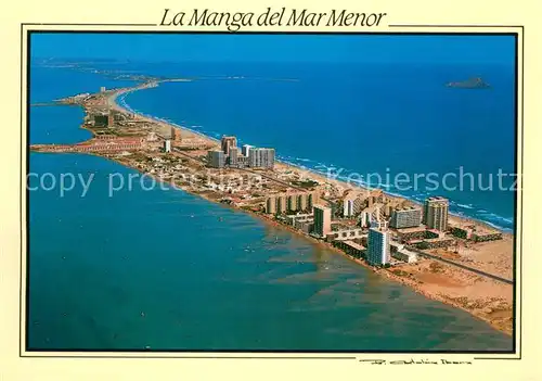 AK / Ansichtskarte La_Manga_del_Mar_Menor Fliegeraufnahme La_Manga_del_Mar_Menor