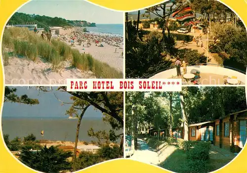 AK / Ansichtskarte Saint Georges de Didonne Parc Hotel Bois Soleil Sa plage Vue de la terrasse du Bar Vue sur la mer Les Chalets Saint Georges de Didonne