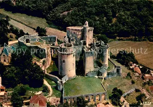 AK / Ansichtskarte Bonaguil Le Chateau Vue aerienne  