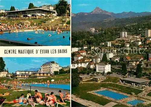 AK / Ansichtskarte Evian les Bains_74 Le Centre Nautique et le Massif de la Dent d Oche 