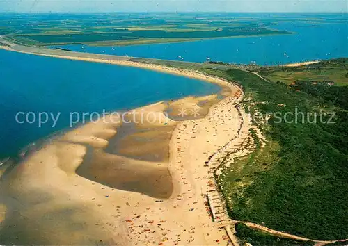 AK / Ansichtskarte Vrouwenpolder Kamperland Noordzeestrand en Veerse Meer Fliegeraufnahme Vrouwenpolder