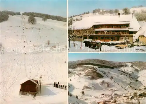 AK / Ansichtskarte Wieden_Schwarzwald Gasthof zum Hirschen Hoehenluftkurort Wintersportplatz Skigebiet Wieden Schwarzwald