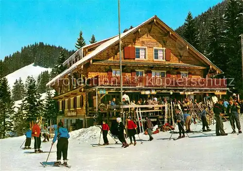 AK / Ansichtskarte Hochstuckli Berggasthaus Herrenboden Wintersportplatz Hochstuckli